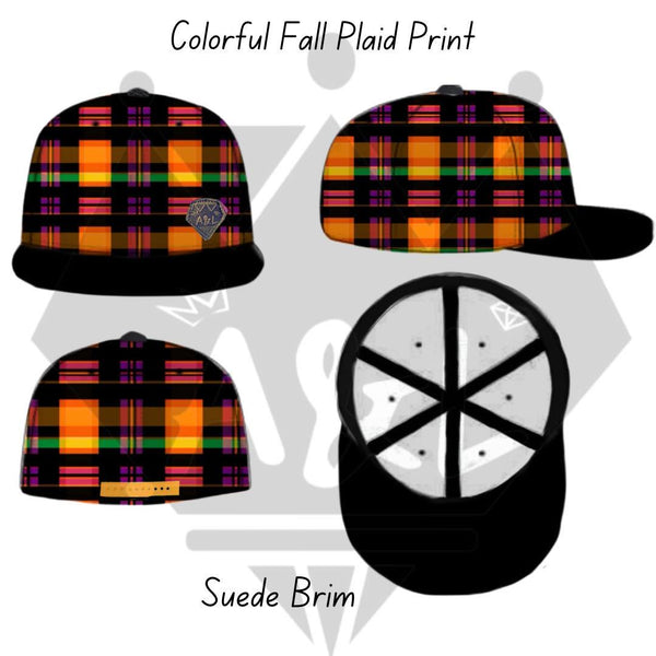 Halloween Plaid Snapback