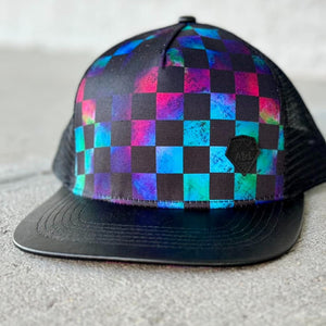 Grunge Checkers Snapback