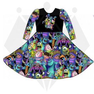 Monster Friends Dress PREORDER