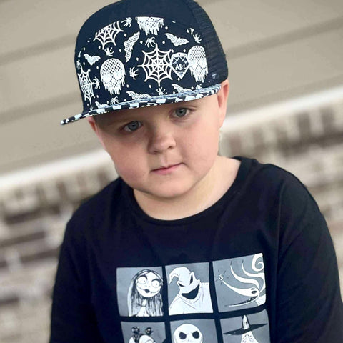 Skelly and Bats Glow in the Dark Snapback