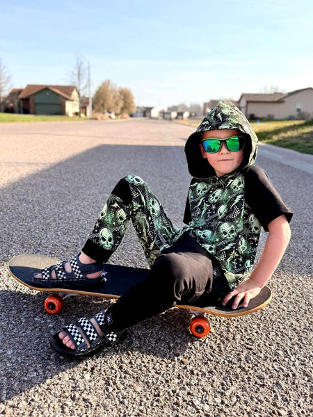 Green Skulls Set