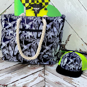 Neon Monochrome Tote